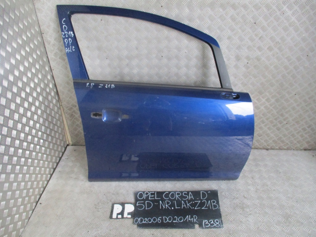 фото №1, Дверь правый перед opel corsad z21b 0-6-14