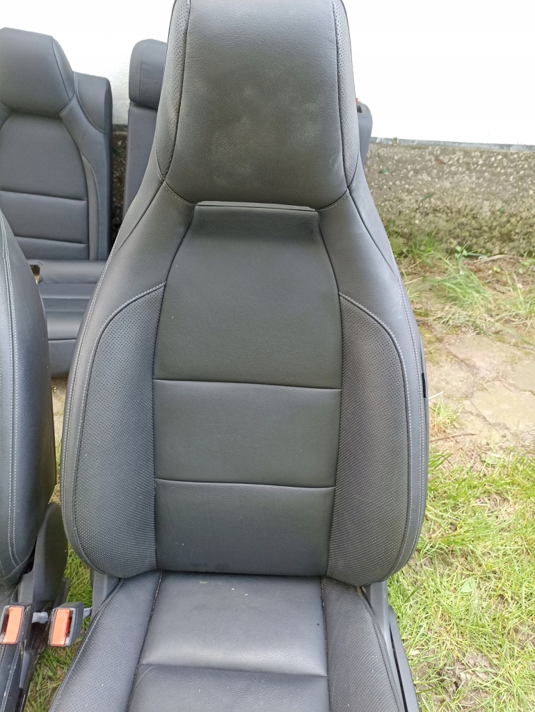 Сиденья заднее сиденье кожа комплект mercedes w156 w176 uk с Разборки