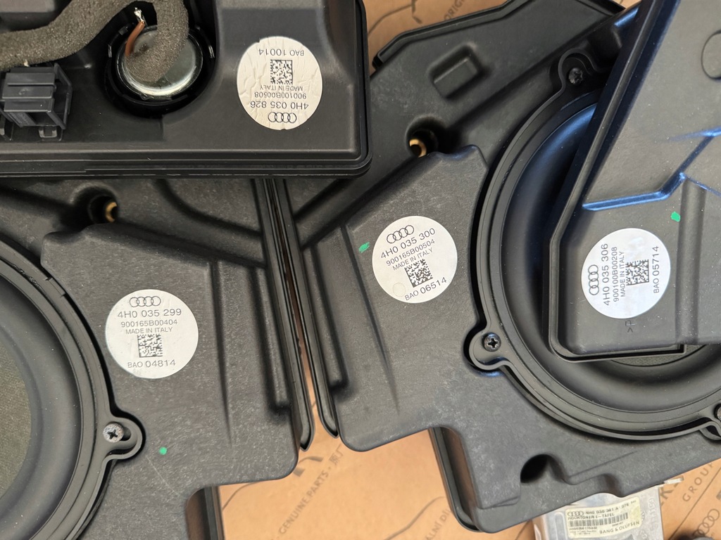 фото №14, Audi a8 s8 d4 lift long обшивки динамики усилитель 4h0035466 bang olufsen