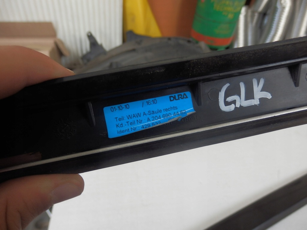 фото №8, Mercedes glk молдинг прокладка скло ліва права