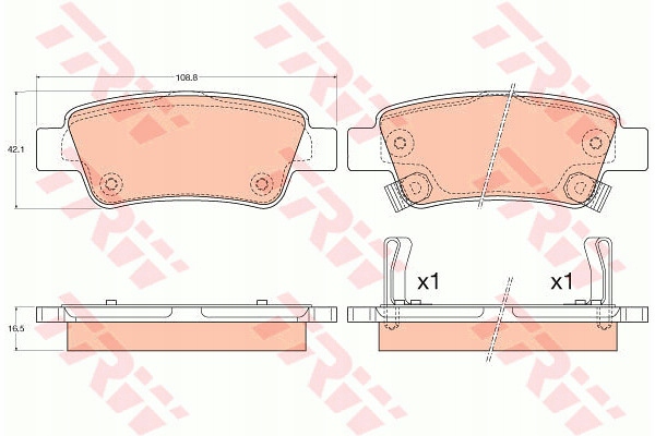 Тормозные колодки ham. honda t. cr-v trw gdb3576 Цена