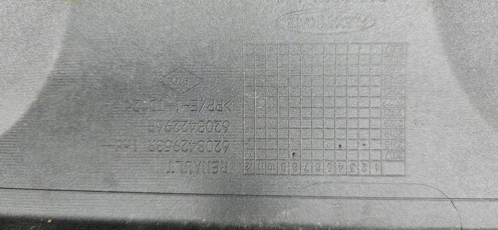 фото №9, Dół бампера спойлер renault kadjar lift 2018- перед