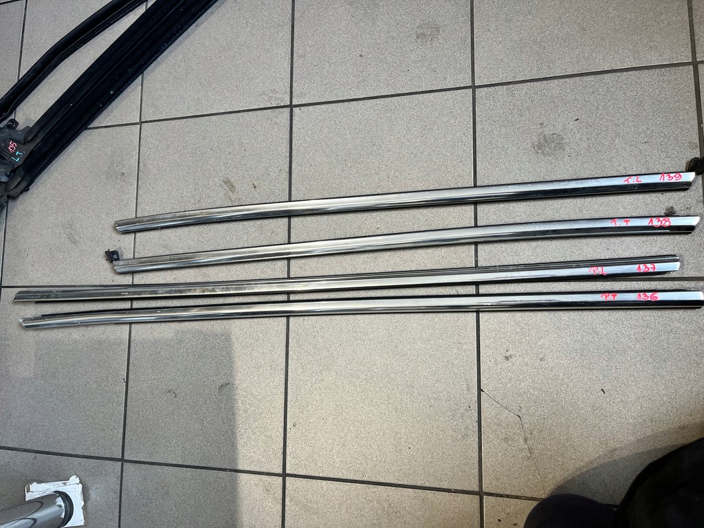 фото №1, 139 vw arteon молдинг уплотнитель стекло хром задняя l