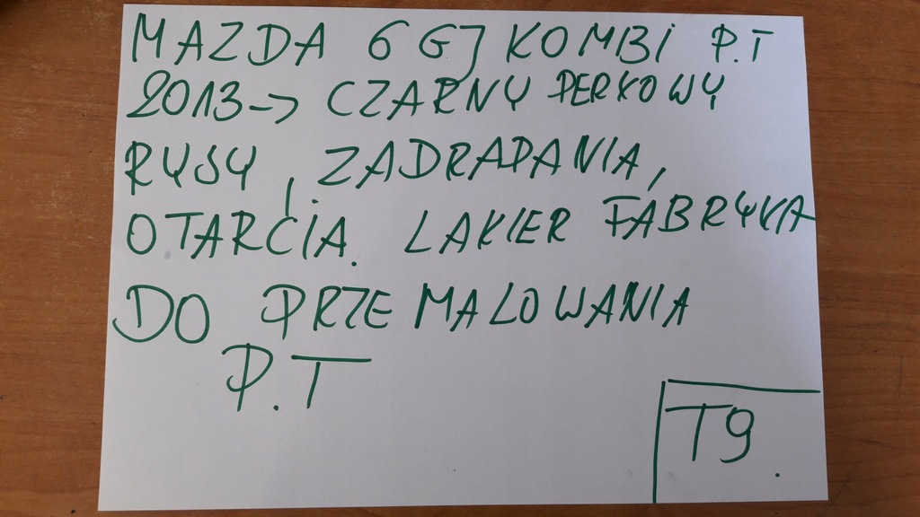 фото №13, Mazda 6 gj kombi двері задні праве задня правий чорні 2013- europa