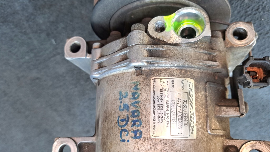 фото №9, Компресор кондиціонера nissan navara d40 2.5 dci pathfinder r51 92600eb400