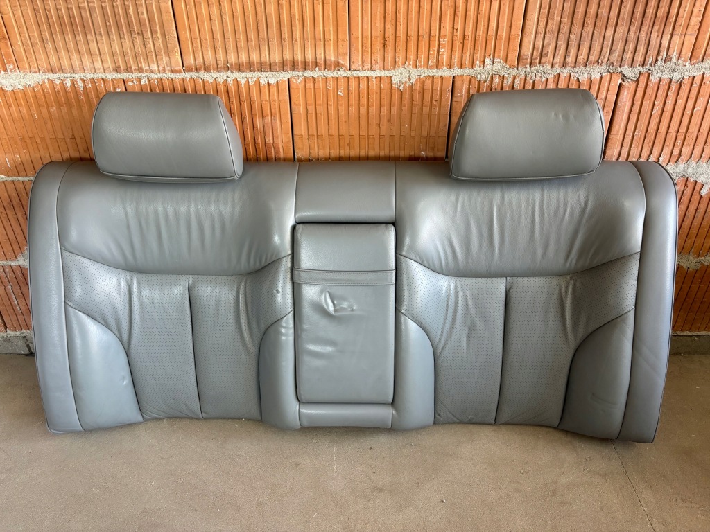 фото №1, Mercedes s w140 спинка заднее сиденье задняя задняя серая кожа