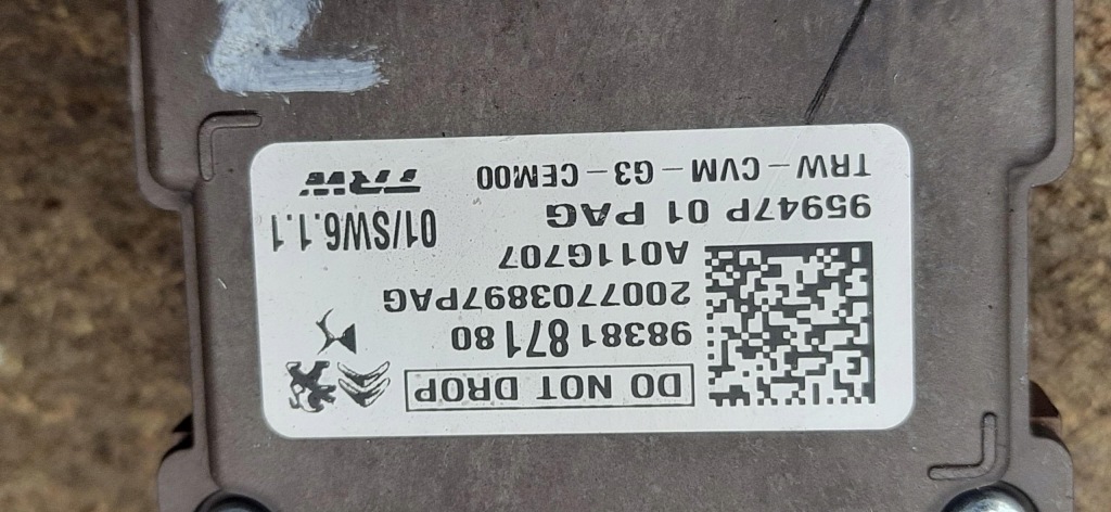 фото №6, Ассистент поперечина движения камера peugeot 2008 ii 9838187180