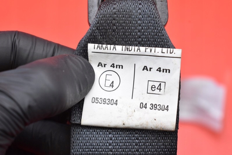 фото №8, Pas безпеки лівий задня tki-ab0-eg581 nissan micra k13 lift 13-16