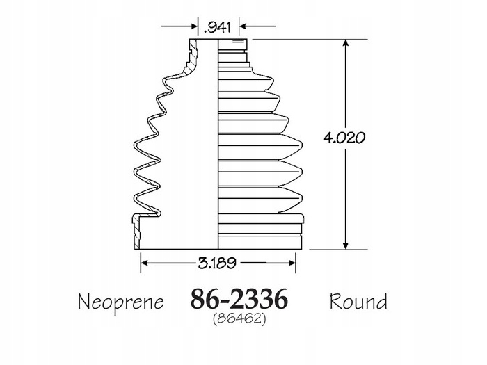 фото №1, Защита шарнир наружная chevrolet hhr 2006-2011
