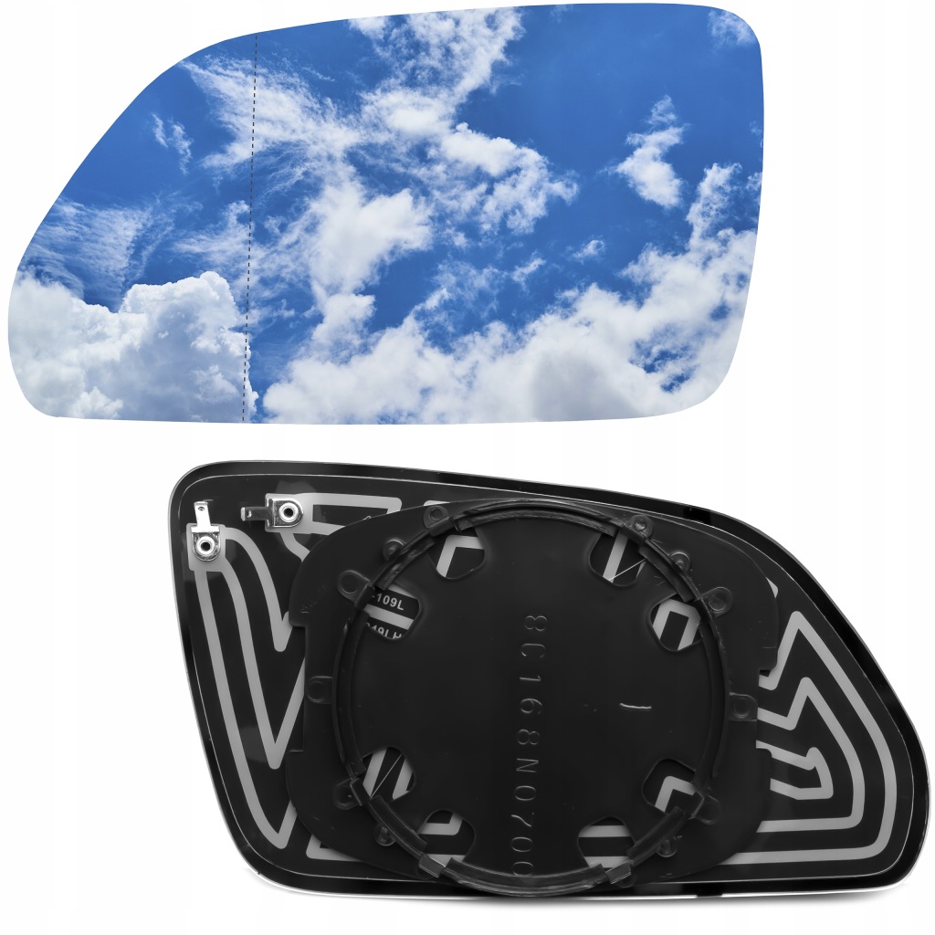 Купити Вкладиш дзеркало лівий з підігрівом polo octavia ii 2004-08