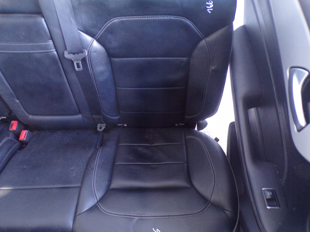 фото №11, Сидіння шкіряний заднє сидіння обшивки mercedes w166 europa