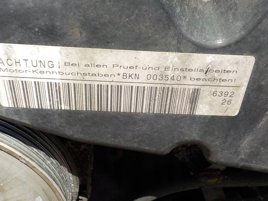 фото №7, Audi a4 b7 3.0 tdi двигатель bkn kompletny