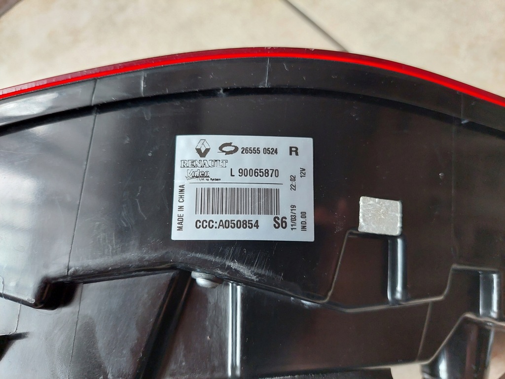 фото №3, Левая лампа - крышка багажника - led - renault koleos ii