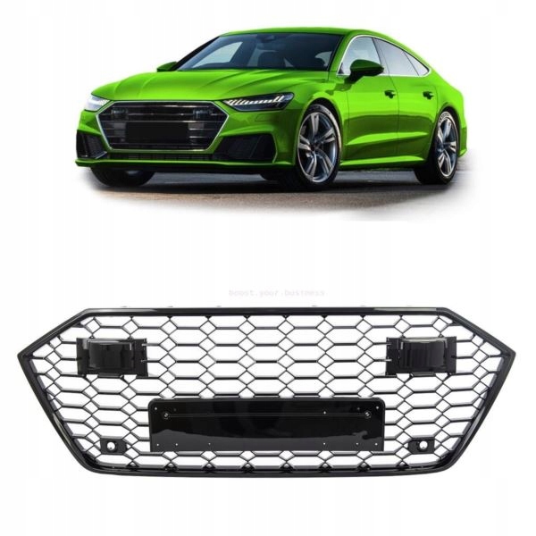фото №1, Решётка радиатора audi a7 4k 19- look rs style глянцевый black