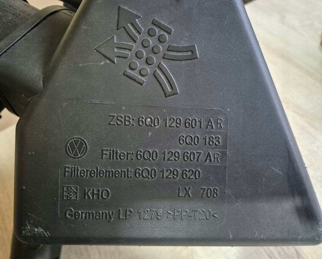 фото №7, Odbudowa фильтра воздуха расходомер skoda roomster 1.4 tdi 6q0129601ar