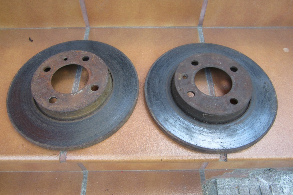 фото №1, Vw scirocco mk2 ii тормозные диски тормозные niewentylowane