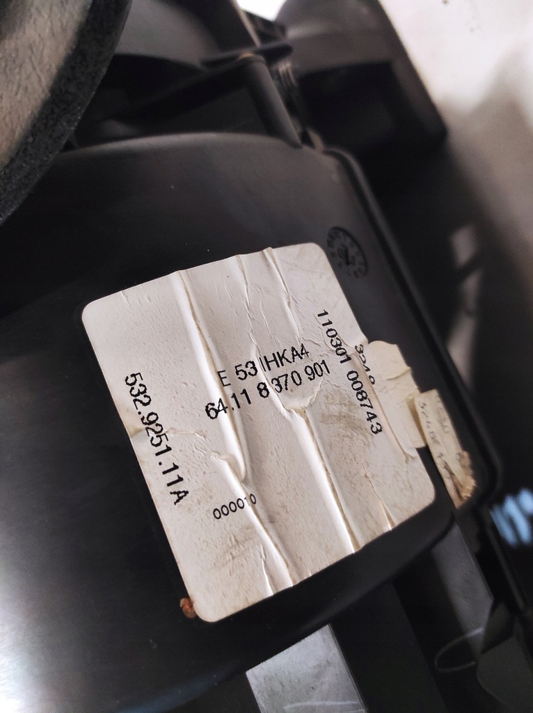 фото №6, Bmw x5 e53 обігрівач корпус обігрівача 6931680