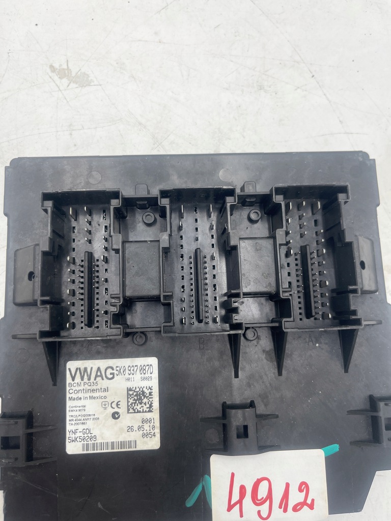 фото №8, Модуль комфорту vw scirocco 5k0937087d