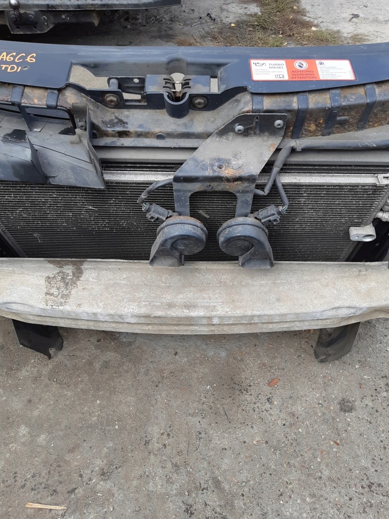 фото №8, Audi a6 c6 2.0 tdi pas передній вентилятор радіатор комплект