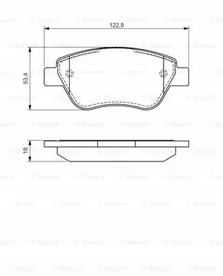 фото №16, Гальмівні колодки гальмівні перед fiat bravo ii 07- stilo 02-