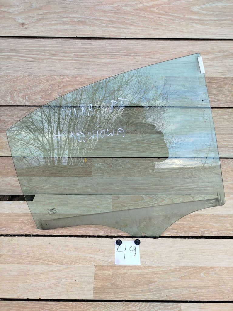 фото №1, Скло бічна двері правий задня fiat panda ii 5d