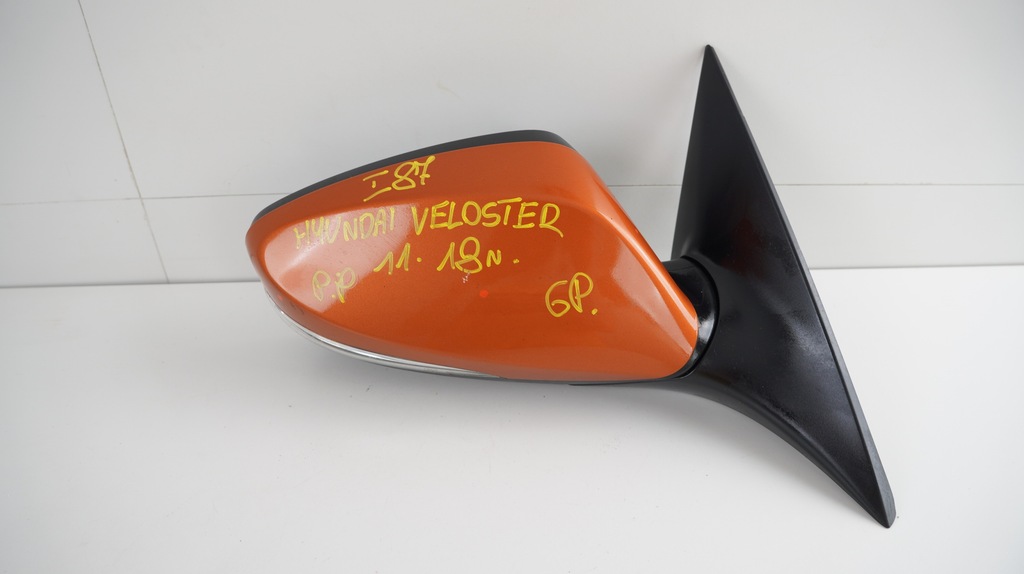 фото №1, Зеркало правое hyundai veloster 11-18r 6pin r9a