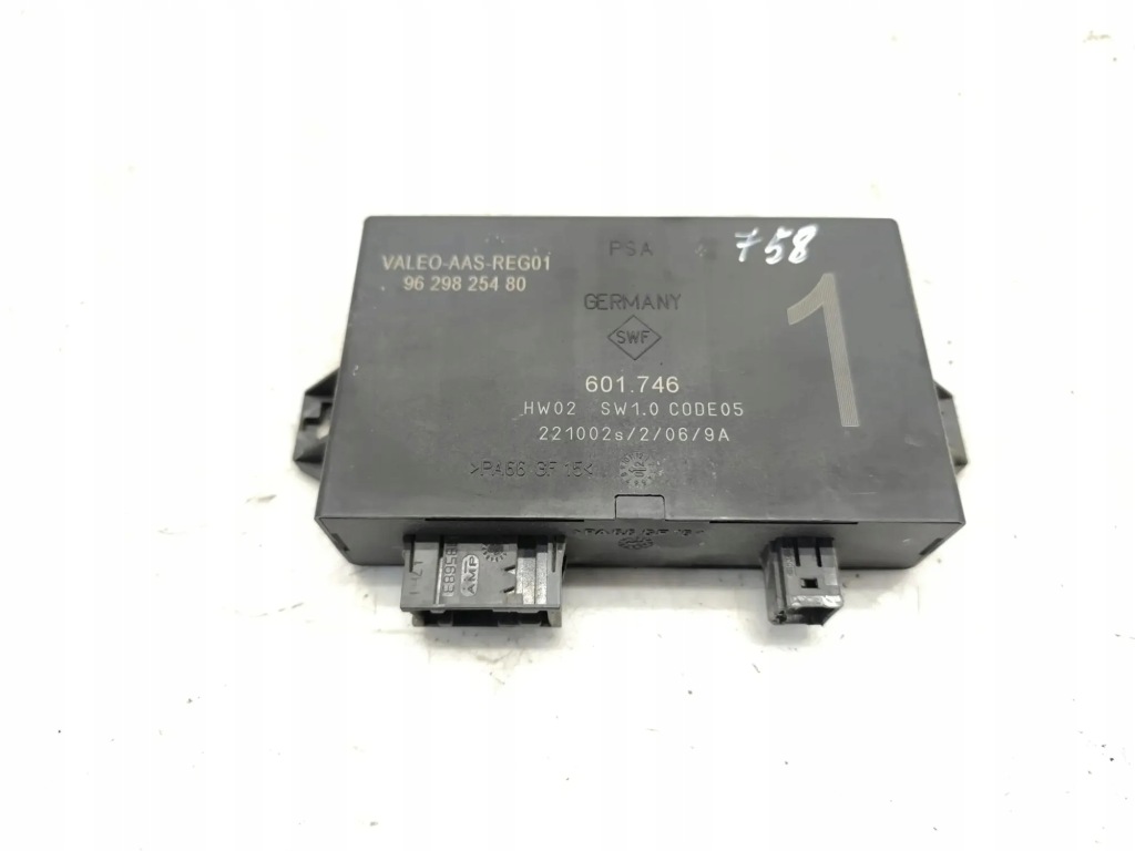 фото №1, Модуль pdc lancia phedra 179_ 9629825480 2.0l дизель 80kw 2002