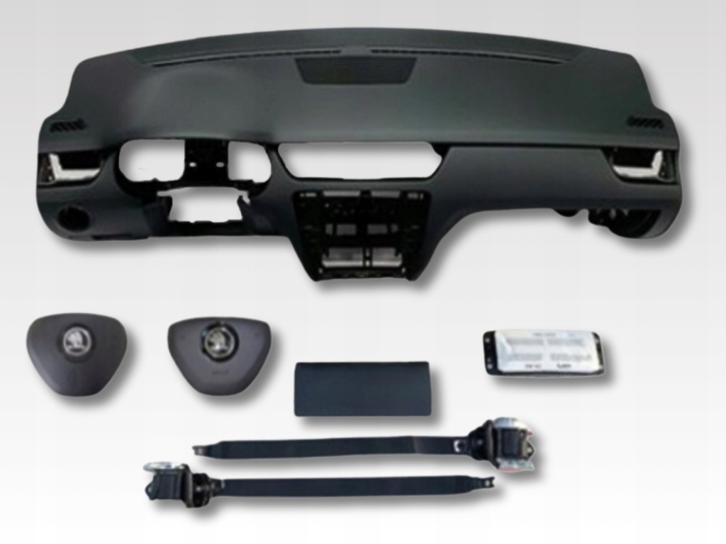 фото №1, Skoda octavia iii 3 панель приладів динамік подушки безпеки панель  подушка безпеки ремені