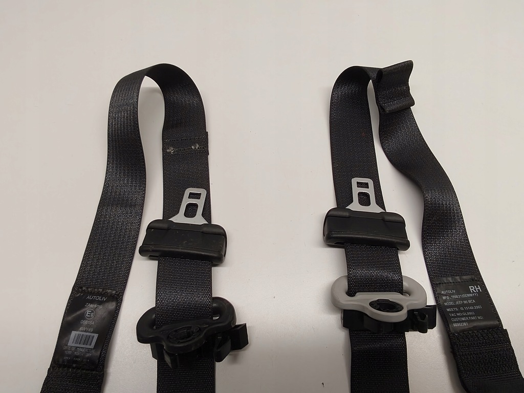 фото №5, Jeep compass ii ремені безпеки передні оригінал seat ремені 16-20