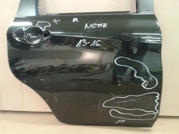 фото №2, Nissan note 2013 дверь правое задняя