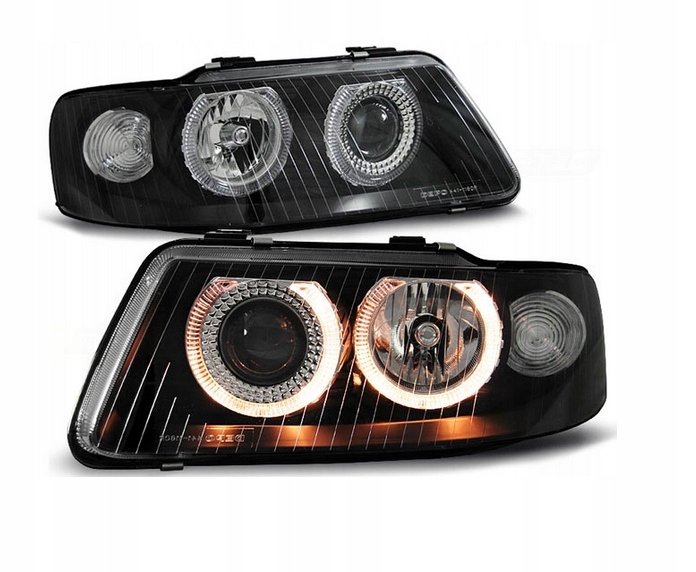 фото №1, Лампи фари audi a3 8l 00-03 кільця black fk