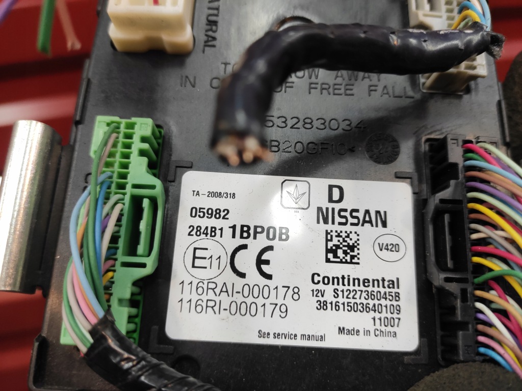 фото №7, Infiniti fx30d 3.0d fx35 qx70 модуль комфорту bcm 284b11bp0b оригінал