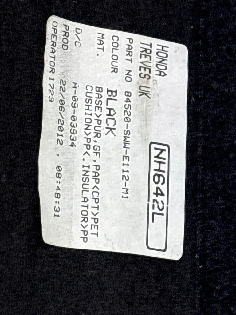 фото №7, Honda cr-v iii lift 09-12 обшивка багажника килимок 2,0 b r20a2