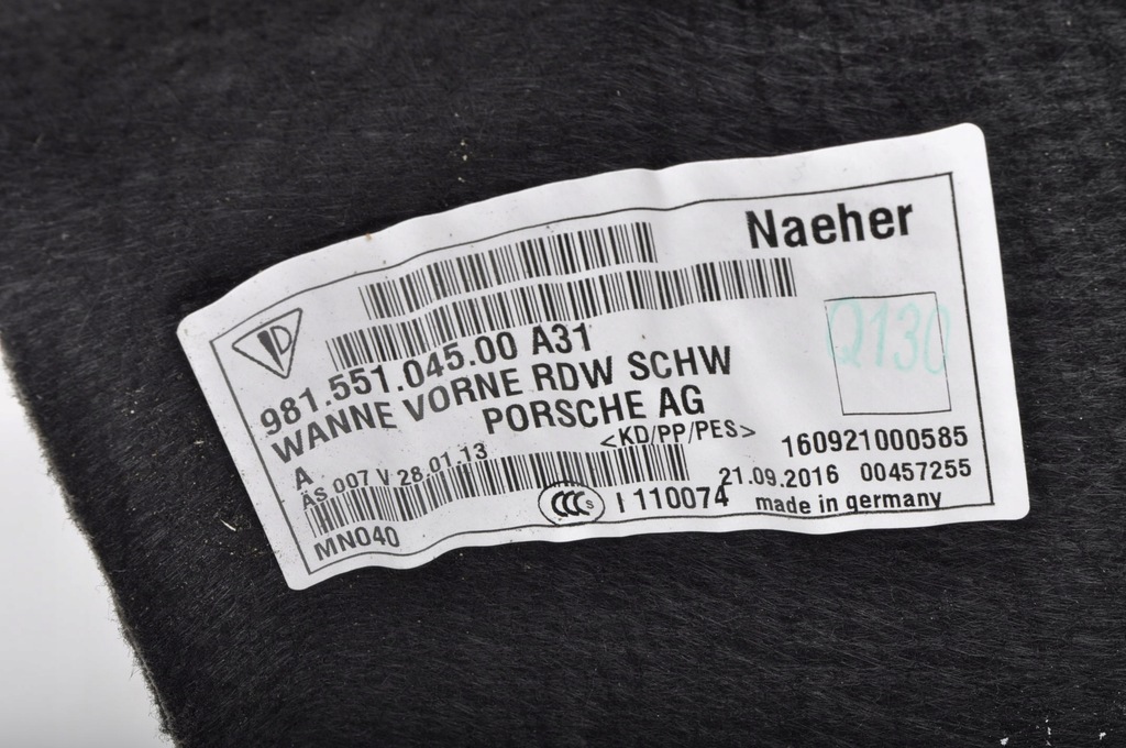 фото №10, Porsche 718 cayman 982 обшивка багажника 98155104500