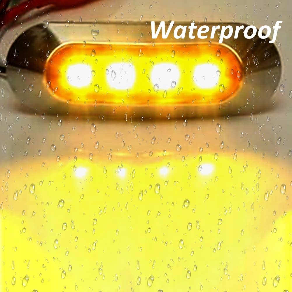 фото №9, 10 szt лампа габаритна 4 led світлодіоди габаритний ліхтар