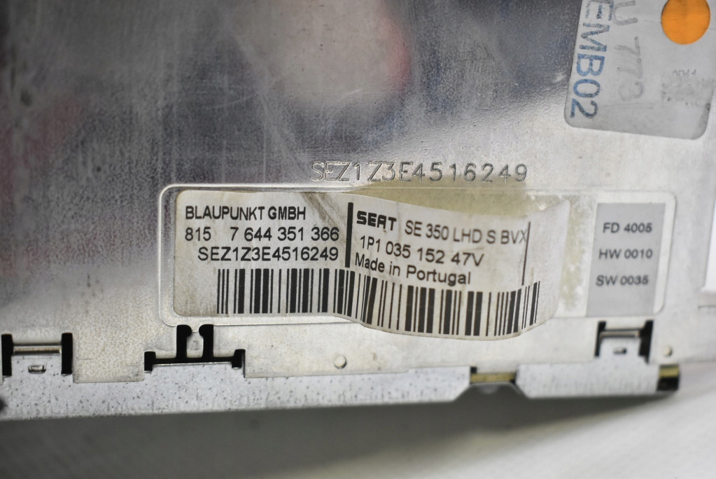 фото №7, Радио радиопроигрыватель cd 1p103515247v seat leon 2 ii 05-09