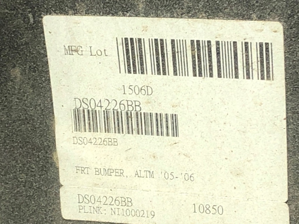 фото №12, Бампер перед nissan altima l31 sedan/limuzyna 01-07