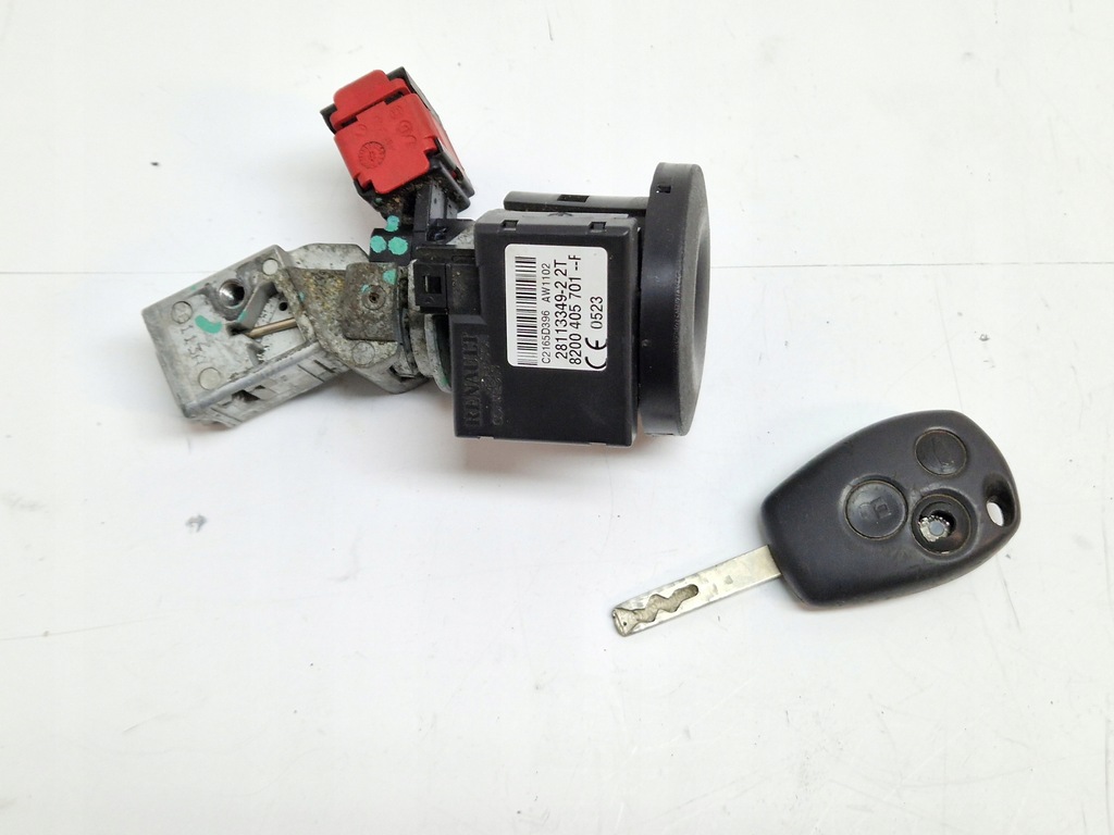 фото №5, Mater iii 3 10- 2.3 dci замок зажигания + ключ 8200405701f