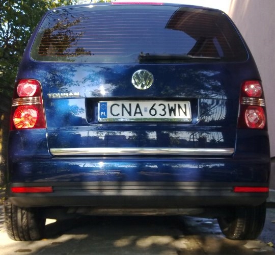 Vw touran 1t1 1t2 - молдинг хром крышка багажника тюнинг Доставка