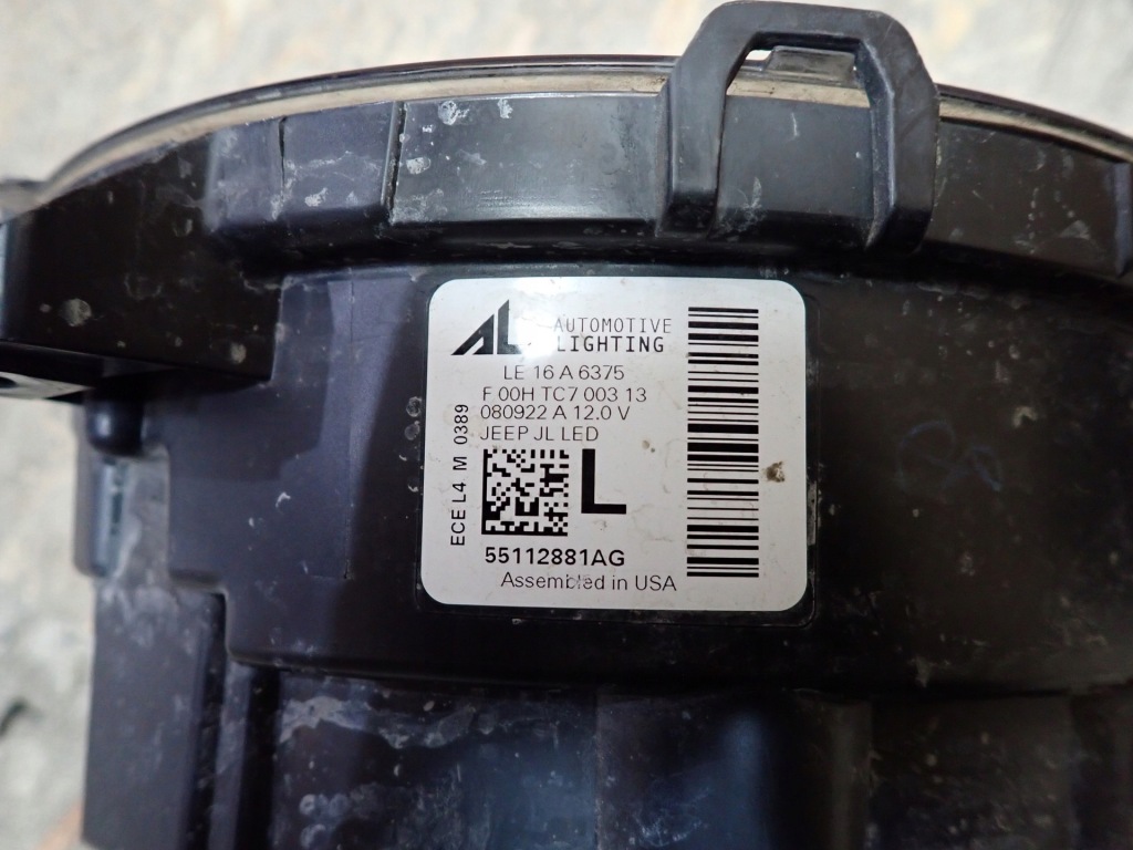 фото №5, Лампа левая правая фара full led jeep wrangler jl rubicon 2017-