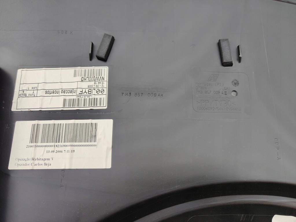 фото №6, 7m3857009ae консоль панель приладів приладова air bag 7m3880204f vw sharan