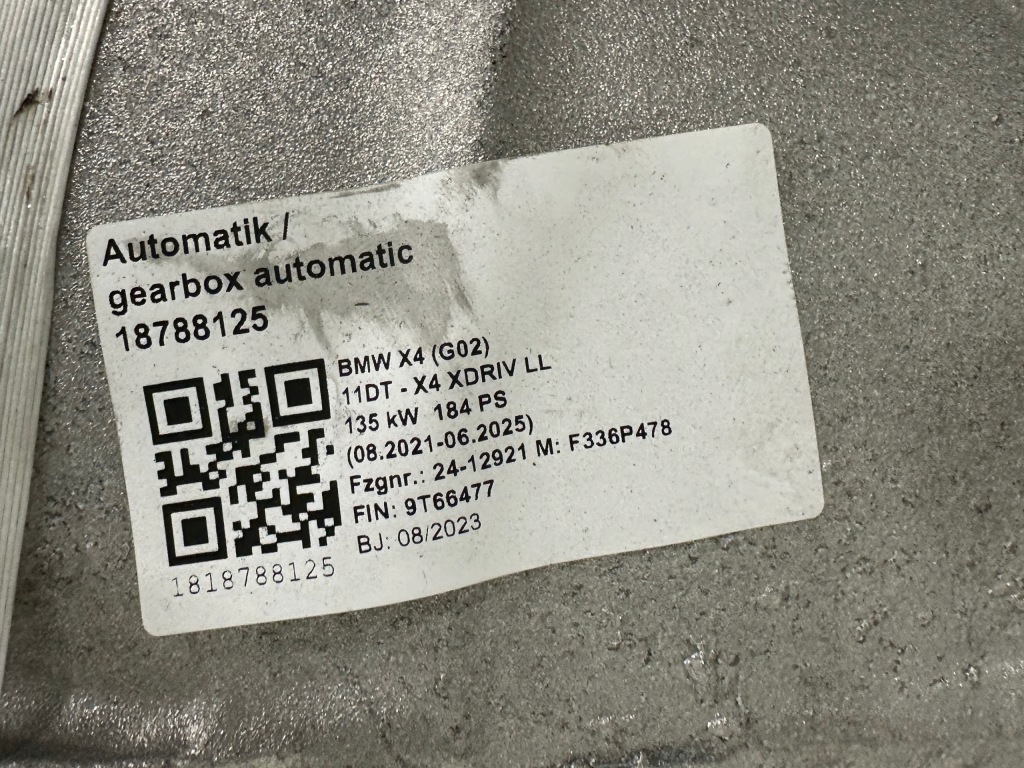 фото №7, Bmw x3 g01 x4 g02 коробка передач передач ga8hp51x