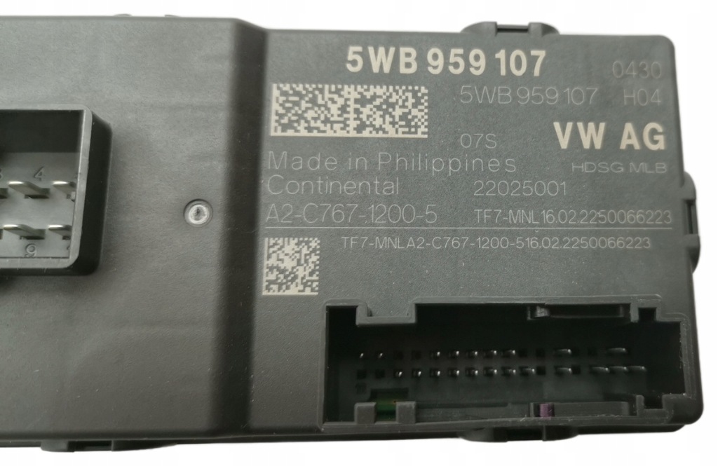 фото №7, Блок управления модуль крышки vw arteon touran passat b8 5wb959107 новый оригинальный