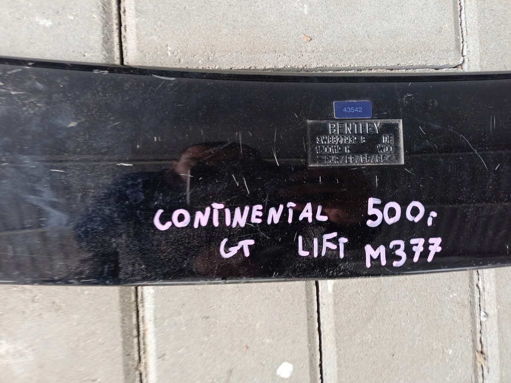 фото №6, Bentley continental gt lift накладка спойлер спойлер