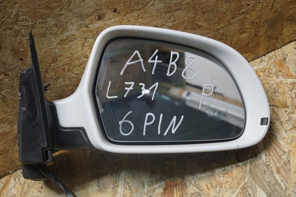 фото №11, Дзеркало праве audi a4 b8 6 pin