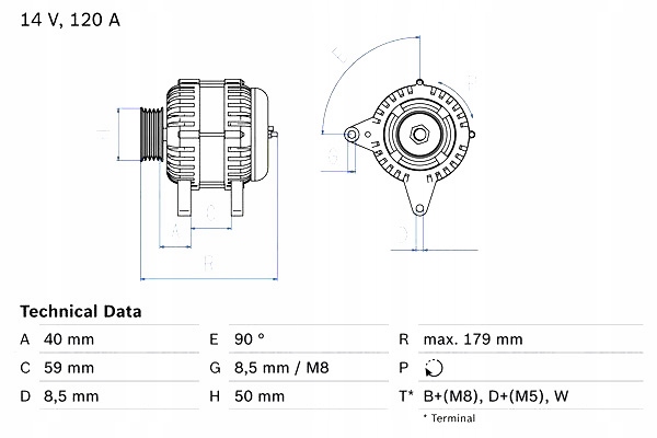 Купить Bosch генератор seat alhambra vw california t4 camper corrado golf
