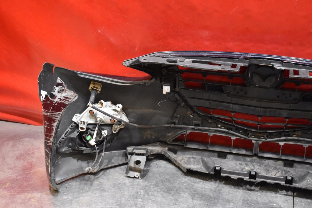 фото №12, Бампер перед передній granatowy решітка радіатора mazda 3 3 iii bm 13-16