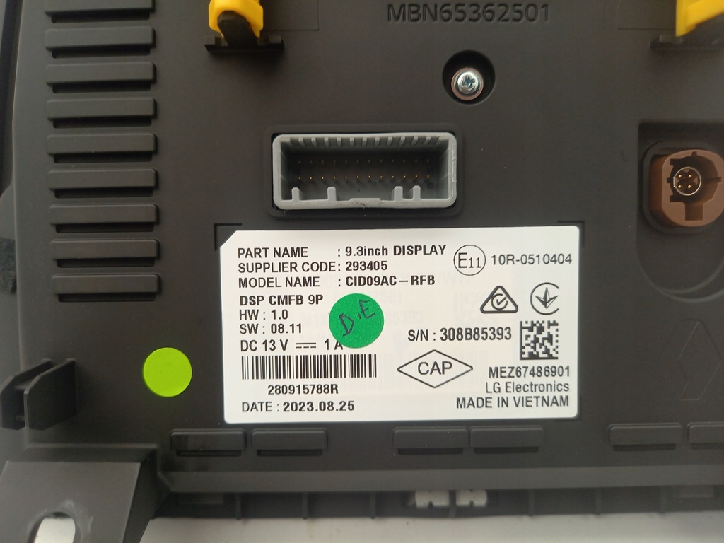 фото №4, Навігація радіо дисплей renault clio v lift 23r