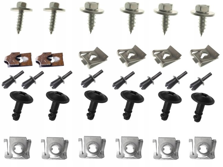 фото №1, Bmw 3 e90 клипсы защита pod двигателем kpl набор