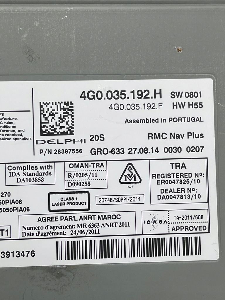 фото №14, Audi a6 a7 c7 модуль зчитувач блок мультимедіа navi mmi навігації легальний